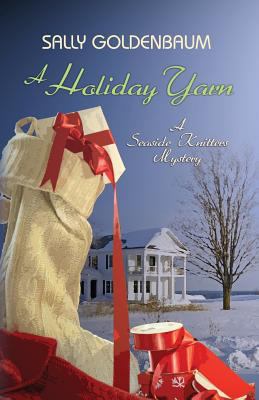 A Holiday Yarn (Seaside Knitters Mysteries) [Large Print] 1410431800 Book Cover