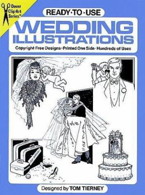 Ready-To-Use Wedding Illustrations 0486252078 Book Cover