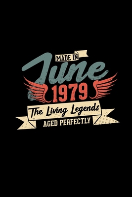 Made in june 1979: 6x9 born in 1979 - grid - sq... 1706380496 Book Cover