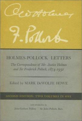 Holmes-Pollock Letters: The Correspondence of M... 0674405501 Book Cover