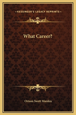 What Career? 1169162029 Book Cover