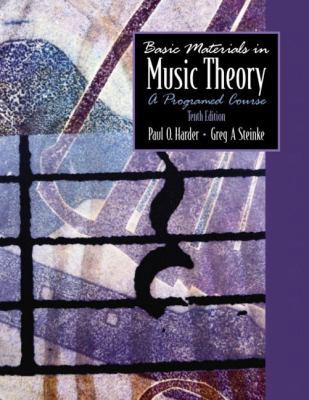 Basic Materials in Music Theory: A Programmed C... 0130993336 Book Cover