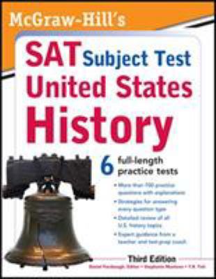 McGraw-Hill's SAT Subject Test U.S. History 0071763392 Book Cover