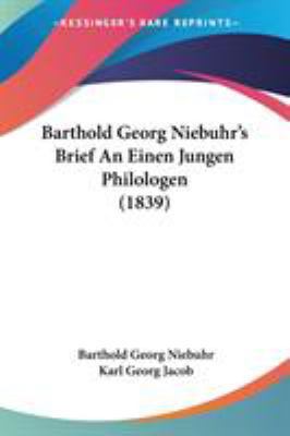 Barthold Georg Niebuhr's Brief An Einen Jungen ... 1104077108 Book Cover