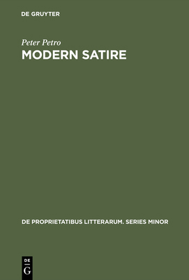 Modern Satire 9027931801 Book Cover