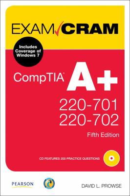 CompTIA A+ 220-701 and 220-702 (Exam Cram) 0789747928 Book Cover