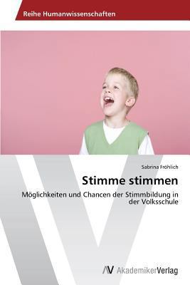 Stimme stimmen [German] 3639488040 Book Cover