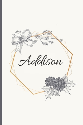 Addison: 120 Pages Blank & Lined (6 x 9 inches)... 1678442496 Book Cover