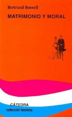 Matrimonio y moral (Teorema Serie Menor) (Spani... [Spanish] 8437618819 Book Cover