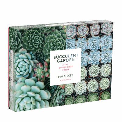 Succulent Garden 2-Sided 500 Piece Puzzle 0735355304 Book Cover