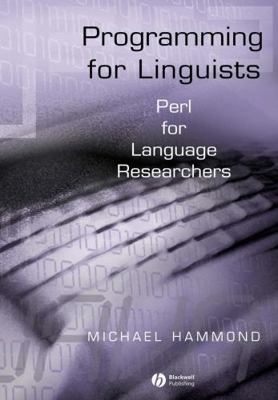 Programming for Linguists: Perl for Language Re... 0631234349 Book Cover