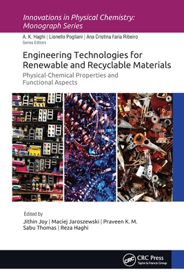 Engineering Technologies for Renewable and Recy... 177463533X Book Cover