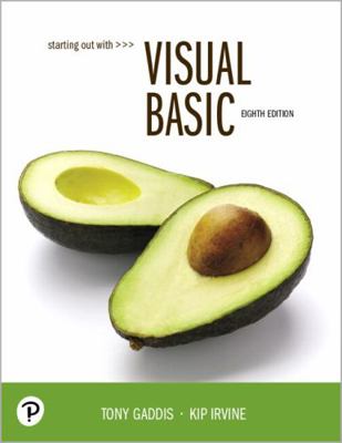 Starting Out with Visual Basic Plus Mylab Progr... 0135862477 Book Cover