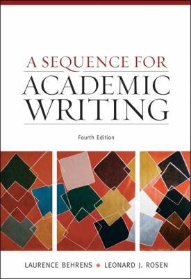A Sequence for Academic Writing 0205674372 Book Cover