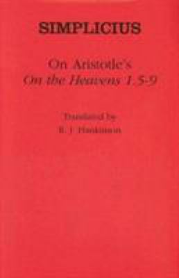 On Aristotle's "on the Heavens 1.5-9" 0801442125 Book Cover