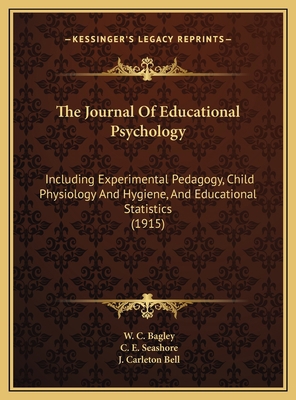 The Journal Of Educational Psychology: Includin... 116982210X Book Cover