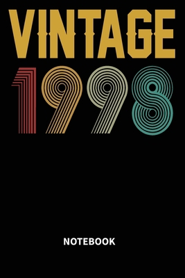 Vintage 1998 Notebook: Blank Lined Notebook - J... 167648504X Book Cover