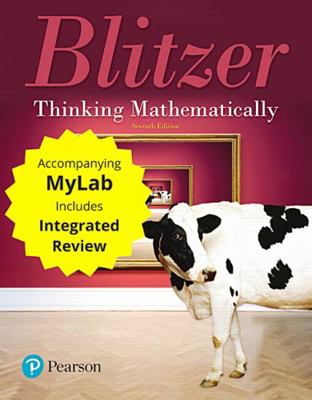 Thinking Mathematically with Integrated Review ... 0135225841 Book Cover