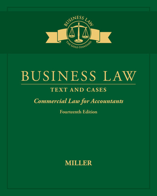 Business Law: Text & Cases - Commercial Law for... 1305967283 Book Cover