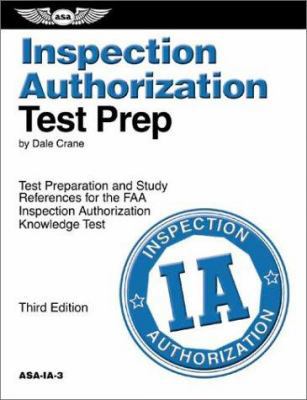 Inspection Authorization Test Prep 1560274433 Book Cover