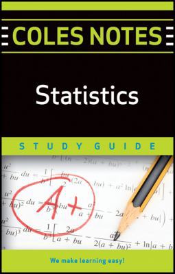 Coles Notes Statistics Quick Review 1118307216 Book Cover