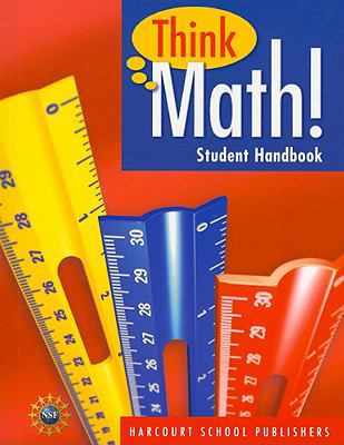 Think Math! Student Handbook, Grade 4 0153424761 Book Cover