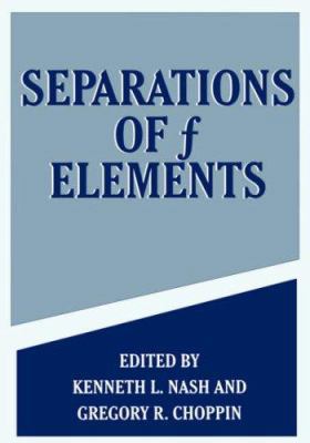 Separations of F Elements 0306450704 Book Cover