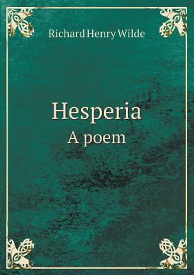 Hesperia a Poem 551844284X Book Cover