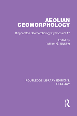 Aeolian Geomorphology: Binghamton Geomorphology... 036721055X Book Cover