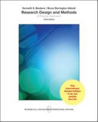 Research Design and Methods: A Process Approach 125992212X Book Cover