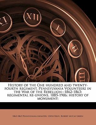 History of the One Hundred and Twenty-Fourth Re... 1176676407 Book Cover