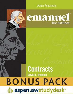 Emanuel Law Outlines: Contracts (Print + eBook ... 073559578X Book Cover