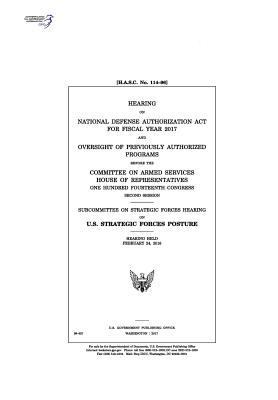 Hearing on National Defense Authorization Act f... 1975870417 Book Cover