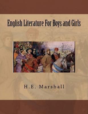 English Literature For Boys and Girls: Large Print 1724430343 Book Cover