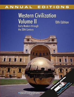 Annual Editions: Western Civilization, Volume I... 0697393771 Book Cover