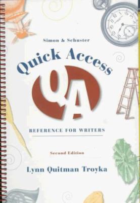 Simon & Schuster Quick Access Reference for Wri... 0136215416 Book Cover