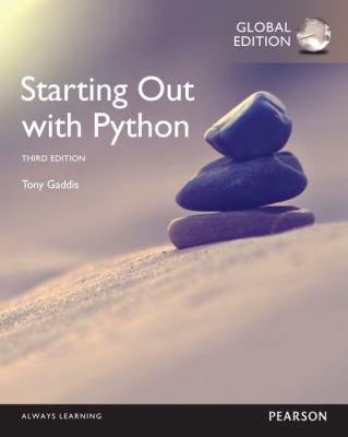 Starting Out with Python, Global Edition 1292065508 Book Cover