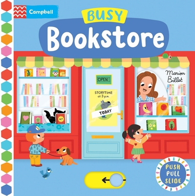 Busy Bookstore: Push, Pull, Slide 1035049910 Book Cover