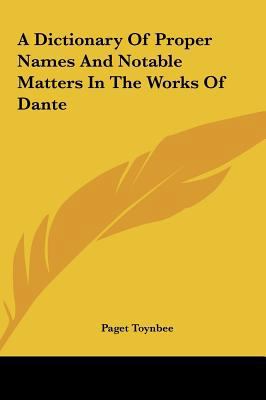 A Dictionary of Proper Names and Notable Matter... 1161607226 Book Cover