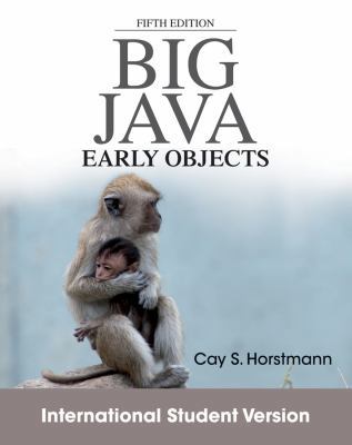 Big Java: Early Objects 1118318773 Book Cover