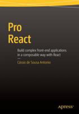 Pro React 1484212614 Book Cover