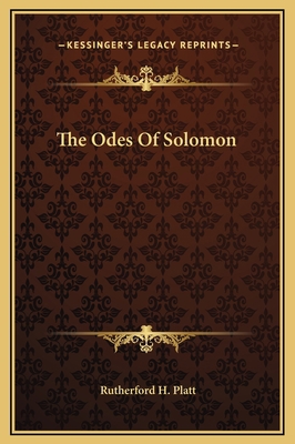 The Odes Of Solomon 1169179428 Book Cover