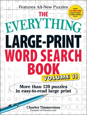 The Everything Large-Print Word Search Book, Vo... [Large Print] 144059595X Book Cover