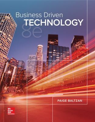 Loose-Leaf for Business Driven Technology 126042524X Book Cover