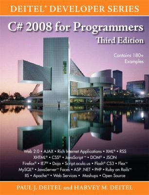 C# 2008 for Programmers 0137144156 Book Cover