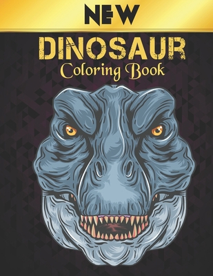 Dinosaur Coloring Book New: Coloring Book 50 Di... B08YQR6CD1 Book Cover