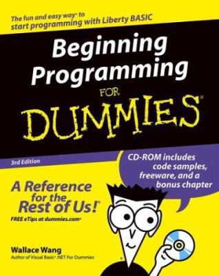 Beginning Programming for Dummies 0764549979 Book Cover
