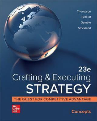 Crafting and Executing Strategy: Concepts 1264250185 Book Cover