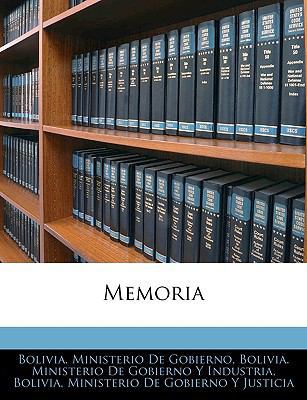 Memoria [Spanish] 1143318323 Book Cover