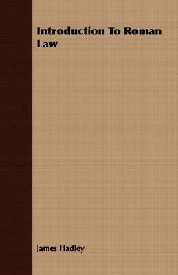 Introduction to Roman Law 1406719145 Book Cover